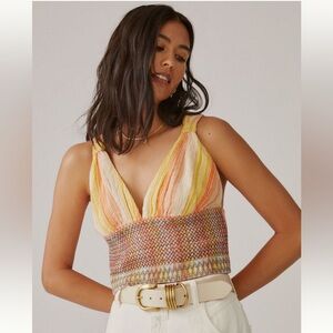 Multi Color Boho Tank from Anthropologie-Size Medium-EUC